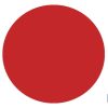 CIRCULO ADHESIVO ROJO 150 mm PARA CRISTAL