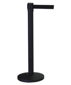 POSTE DE CINTA EXTENSIBLE NEGRA 2100 mm