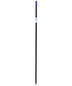 PALO ACERO PLASTIFICADO AZUL/NEGRO 1.40M (diametro 2,5cm)