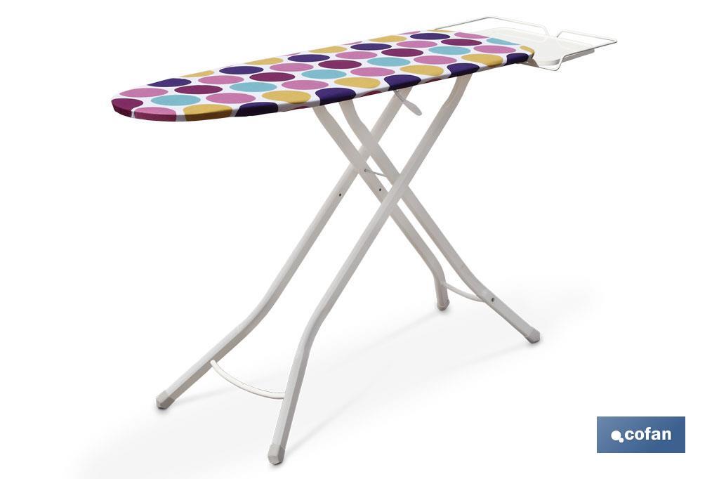 FUNDA ACOLCHADA PARA TABLA DE PLANCHAR 135X53 CIRCULOS 2 FUNDA ACOLCHADA PARA TABLA DE PLANCHAR 135X53 CIRCULOS - Imagen 2