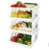 VERDULERO BLANCO 3 CESTAS  62X39X32 cm