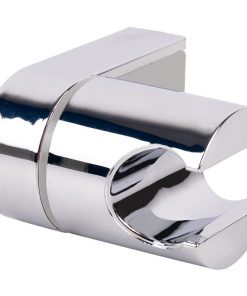 SOPORTE DE DUCHA PARA PARED COLOR CROMO ABS