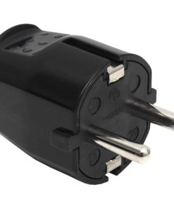 CLAVIJA BIPOLAR NEGRO (16A-250V)