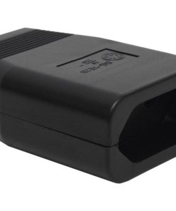 BASE ENCHUFE BIPOLAR AEREA NEGRA (10A-250V)