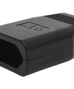 Alternative view of BASE ENCHUFE BIPOLAR AEREA NEGRA (10A-250V)