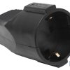 BASE ENCHUFE AEREA NEGRA (16A-250V) 7 BASE ENCHUFE AEREA NEGRA (16A-250V)
