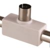 ADAPTADOR ANTENA T 1 HEMBRA 2 MACHOS 2 ADAPTADOR ANTENA T 1 HEMBRA 2 MACHOS