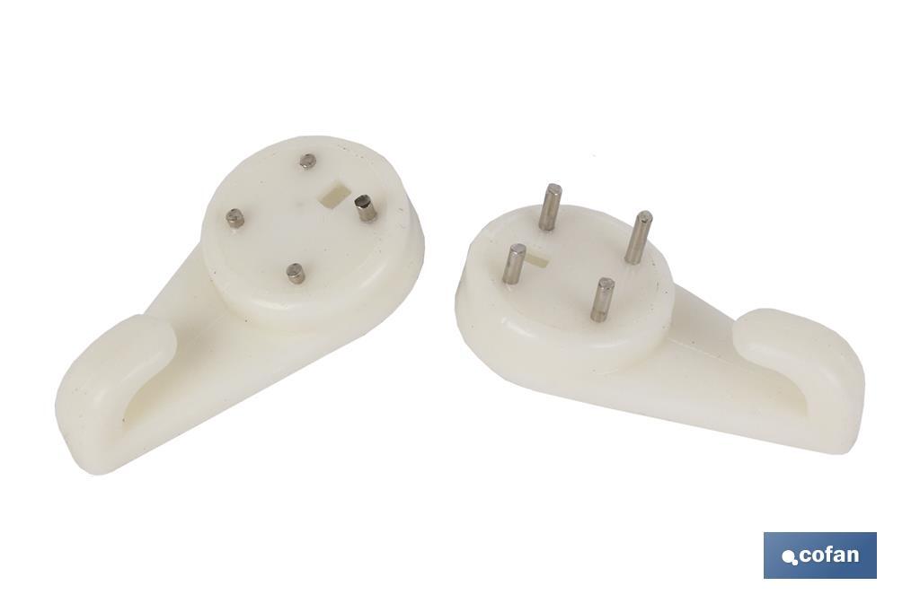 BL 2 UDS CUELGACUADROS 40MM 1 BL 2 UDS CUELGACUADROS 40MM