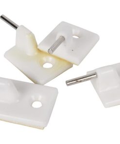 BLÍSTER DE 4 UDS. SOPORTE MARRÓN PARA CORTINAS VENTA UNITARIA