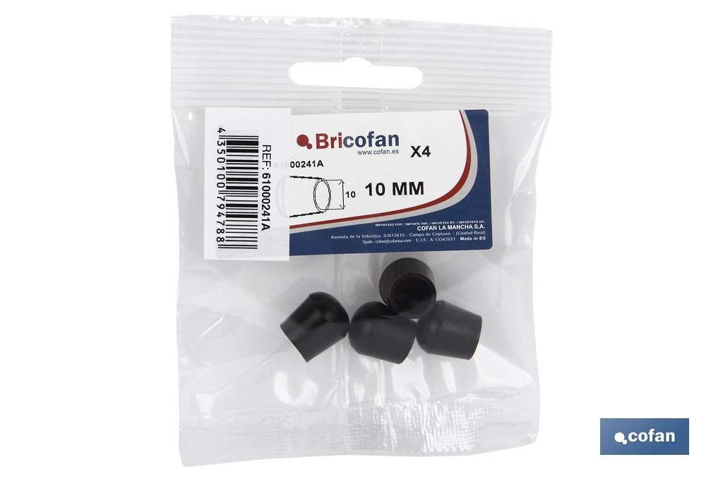 BL 4 UDS CONTERA NEGRA 10MM 2 BL 4 UDS CONTERA NEGRA 10MM - Imagen 2