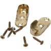 BLÍSTER DE 2 UDS. SOPORTE NIQUELADO PARA BARRA DE ARMARIO VENTA UNITARIA 5 BLÍSTER DE 2 UDS. SOPORTE NIQUELADO PARA BARRA DE ARMARIO VENTA UNITARIA