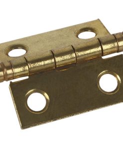 2 UDS. BISAGRA DE HIERRO LATONADO FIN ALTO 25X25 VENTA UNITARIA