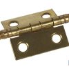 2 UDS BISAGRA HIERRO LATON FIN ALTO 25 X 25
