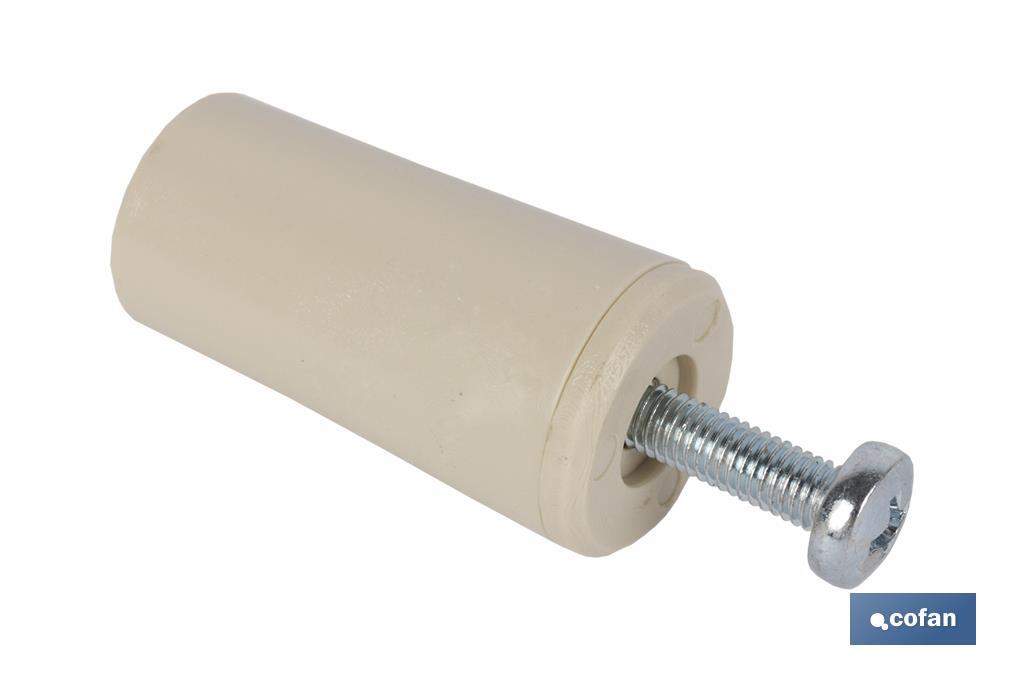 2 UDS. TOPE PARA PERSIANA BLANCO 40 MM VENTA UNITARIA 1 2 UDS. TOPE PARA PERSIANA BLANCO 40 MM VENTA UNITARIA