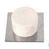 2 UDS. TOPE ADHESIVO BEIGE CON BASE DE ACERO INOX. 40 X 40 VENTA UNITARIA