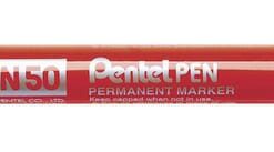 Rotulador N50 rojo Pentel