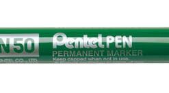 Rotulador N50 verde Pentel