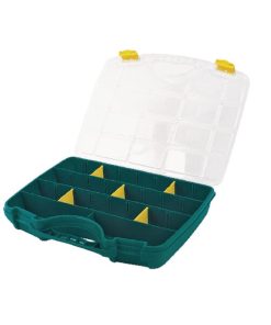 Alternative view of Caja de surtido con 26 compartimentos de polipropileno verde, 290 x 388 x 61 mm, nª 23-26, Tayg