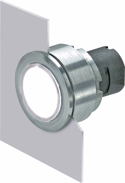 Pulsador iluminado blanco