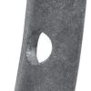 Punta de cultivador 127x40x6mm, reversible, plano, 1 orificio