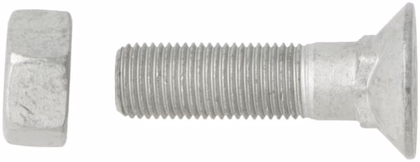 Tornillo avellanado con tuerca M12x45-12.9-MUH-10 Zn - Imagen 3