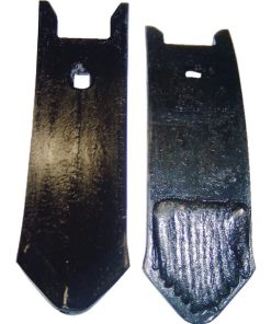 Punta de cultivador 275 x 80 x 12 mm, curvada, 1 orificio, válida para Horsch de