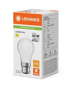 Lámpara LED 3.4W 827 B22D