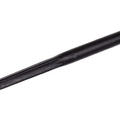 Loader tine, straight, star section 38x1,000mm, pointed tip with diameter 14 roll pin, black, FST