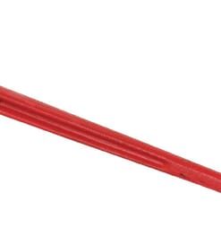 Púa acodada para cargadora  Sección doble-T de 60 mm, 36 x 810 mm, extremo en punta con tuerca de M22 x 1,5 mm, roja, gopart