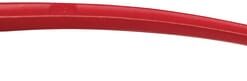 Diente cargadora frontal, curvado, sección doble-T de 37 x 660 mm, punta afilada, rojo, con tuerca de M22 x 1,5 mm, gopart