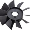 Ventilador de refrigeración, 6 pulgadas, 10 aspas, giro en sentido horario