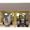 Cobertizo de madera para 2 tractores 6 Kids Globe Farming