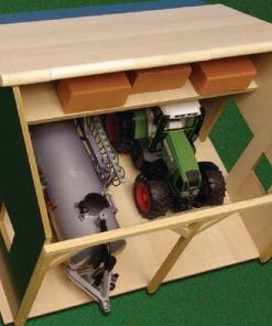 Alternative view of Cobertizo de madera para 2 tractores