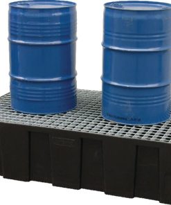 Placa de secado polietileno [hdpe] negro 224L Capacidad 600Kg 1205x805x330mm