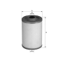 Filtro de combustible MANN-FILTER BFU700x