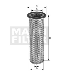 Filtro de aire MANN-FILTER C12100x