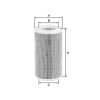 Filtro de aire MANN-FILTER C12107/1 2 Filtro de aire MANN-FILTER C12107/1