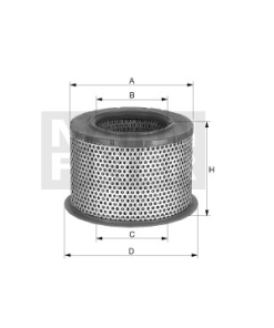 Filtro de aire MANN-FILTER C1233