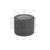 Filtro de aire MANN-FILTER C15010