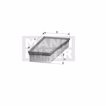 Filtro de aire MANN-FILTER C17006