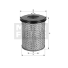 Filtro de aire MANN-FILTER C19377 2 Filtro de aire MANN-FILTER C19377