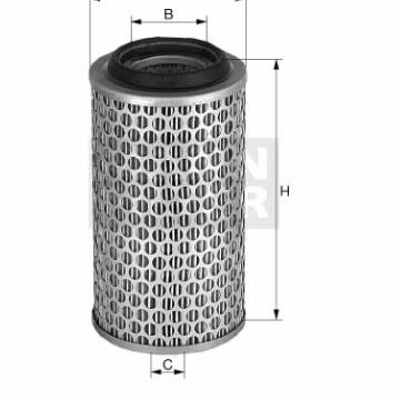 Filtro de aire MANN-FILTER C20356