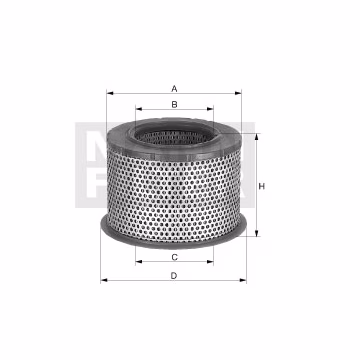Filtro de aire MANN-FILTER C23115 1 Filtro de aire MANN-FILTER C23115