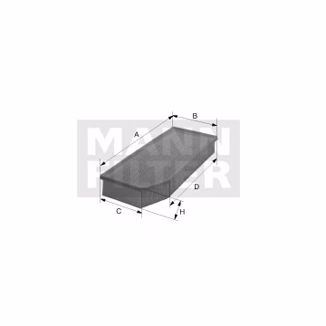 Filtro de aire MANN-FILTER C28037