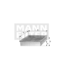 Filtro de aire MANN-FILTER C28191