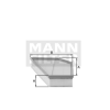 Filtro de aire MANN-FILTER C29030