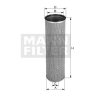 Filtro de aire secundario MANN-FILTER CF22269 3 Filtro de aire secundario MANN-FILTER CF22269