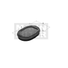 Filtro de aire secundario MANN-FILTER CF2550/1 2 Filtro de aire secundario MANN-FILTER CF2550/1