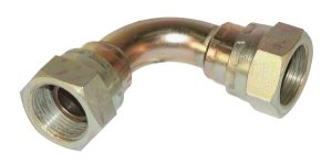 Codo curvo 90°, rosca H-H BSP 1/4"