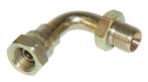 Codo curvo 90°, rosca M-H BSP 1"